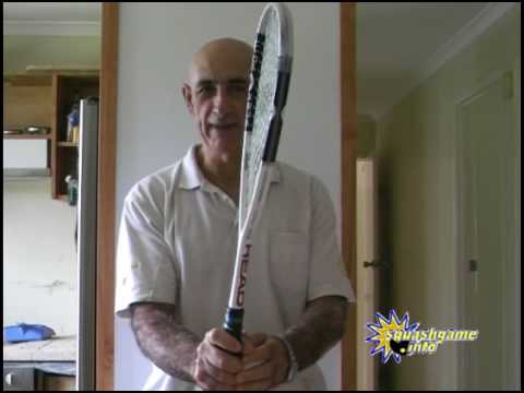 Squashgame.info Squash Tip 1 - The use of the wrist in Squash