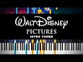 Walt Disney Pictures Intro 2022 Piano Tutorial