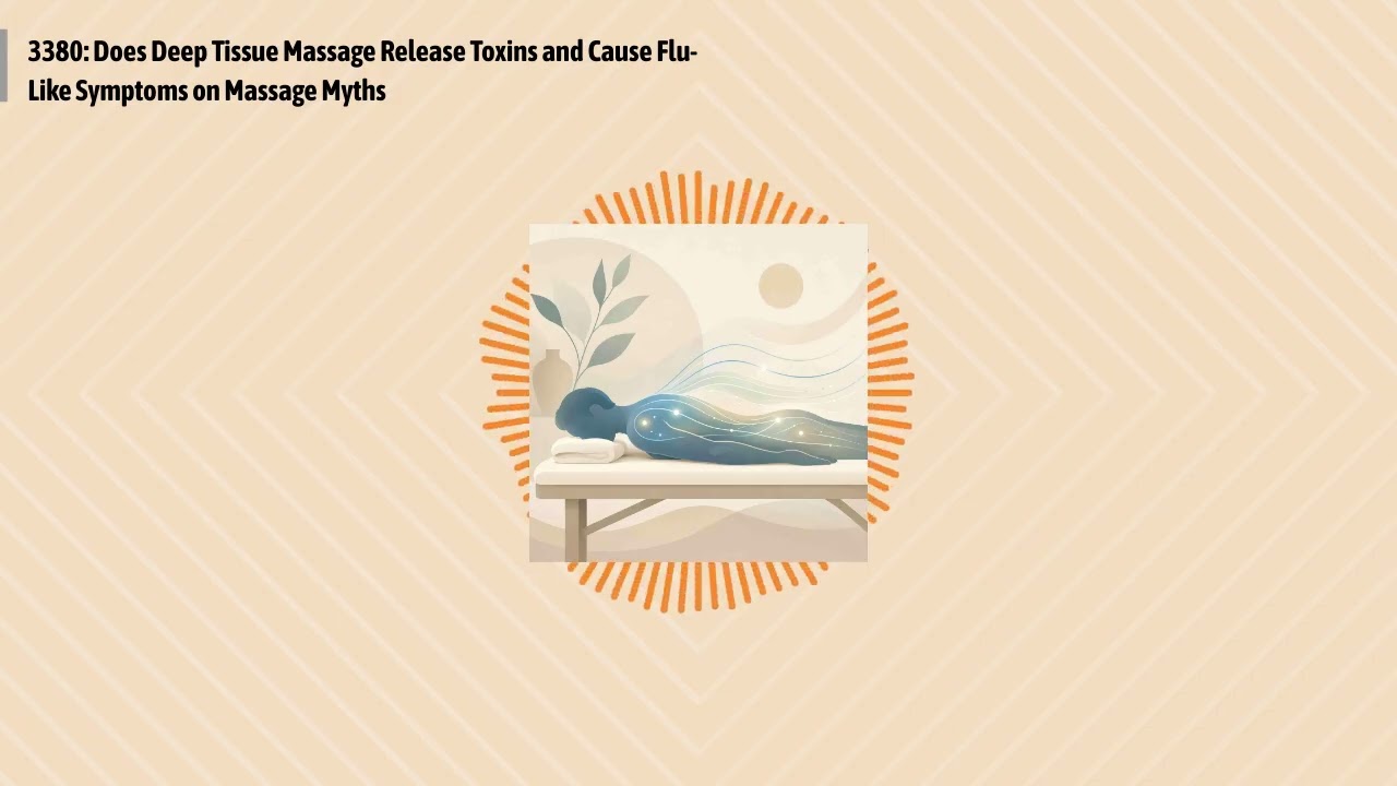 3380: Does Deep Tissue Massage Release Toxins and Cause Flu-Like Symptoms on Massage Myths |...