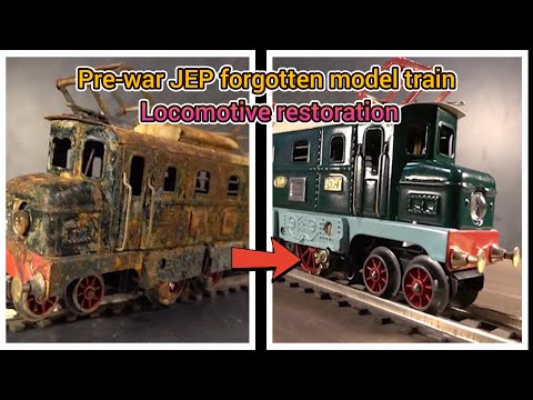 Pre war JEP forgotten model train Locomotive restoration
