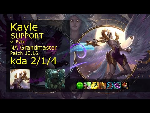Kayle Support & Kalista vs Pyke & Yasuo - NA Grandmaster 2/1/4 Patch 10.16 Gameplay