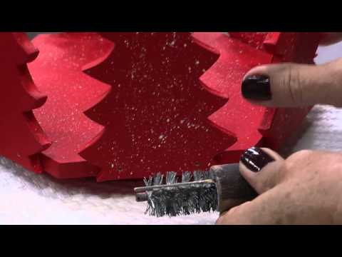 Mulher.com 04/11/2014 - Porta Panetone Decorado por Ucha - Parte 1