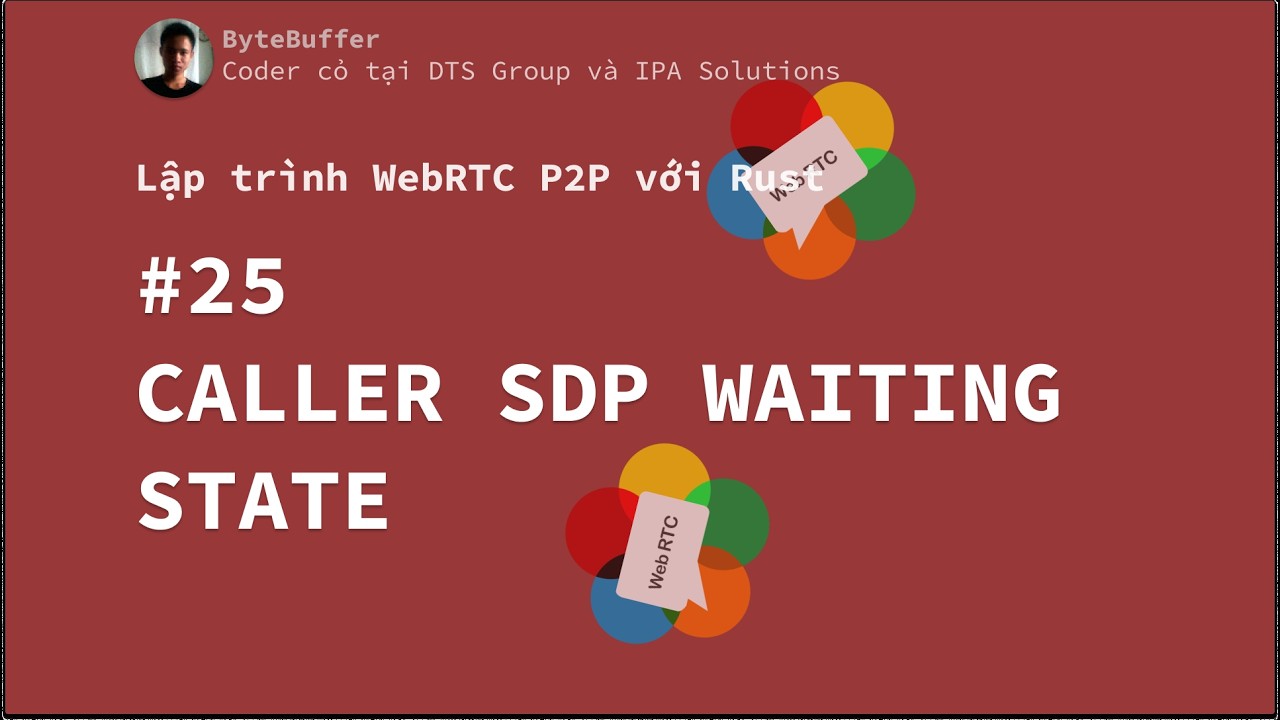 Rust WebRTC P2P #25 - P2PWaitingCallerSdpState — Caller SDP Waiting