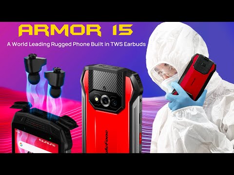 World’s First Rugged phone With Built in Earbuds Ulefone Armor 15 Unboxing - ASMR