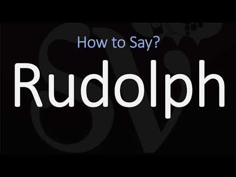 How to Pronounce Rudolph? (CORRECTLY) Do you pronounce the L in Rudolph?
