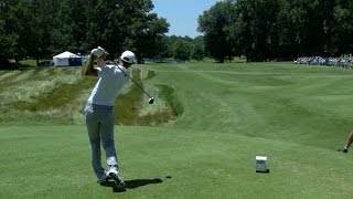 Dustin Johnson’s mammoth drive leads to eagle at FedEx St. Jude