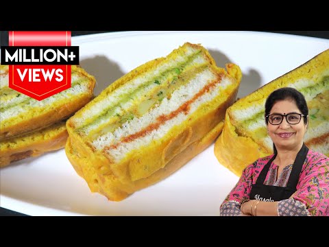 ब्रेड पकोड़ा बनाये इस तरह देखते ही मुँह में पानी आ जाए | Bread Pakoda Recipe | Stuffed Bread Pakoda Video