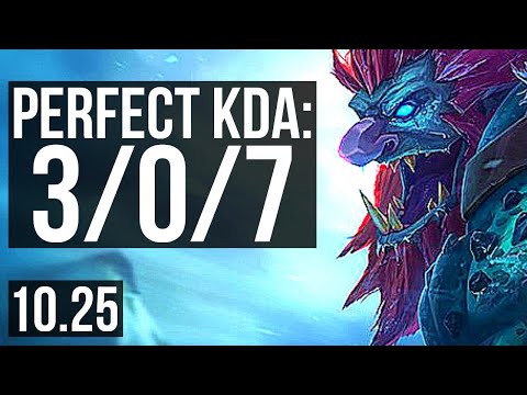 TRUNDLE vs JARVAN IV (JUNGLE) | 3/0/7 | EUW Master | v10.25