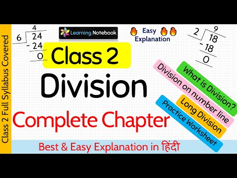 Class 2 Maths Division (Complete Chapter)