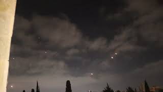 מלחמת איראן ישראל מבצע "עם כלביא" יירוטים מטורפים שנצפו בשמי חיפה והצפון!!!! 🔺 אזעקה ברקע!!!