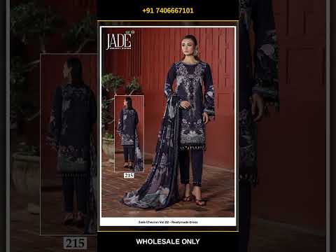 Jade Chevron Vol 22 - Readymade Dress – product video thumbnail