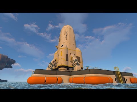 SUBNAUTICA ROCKET BUILD AND LAUNCH!