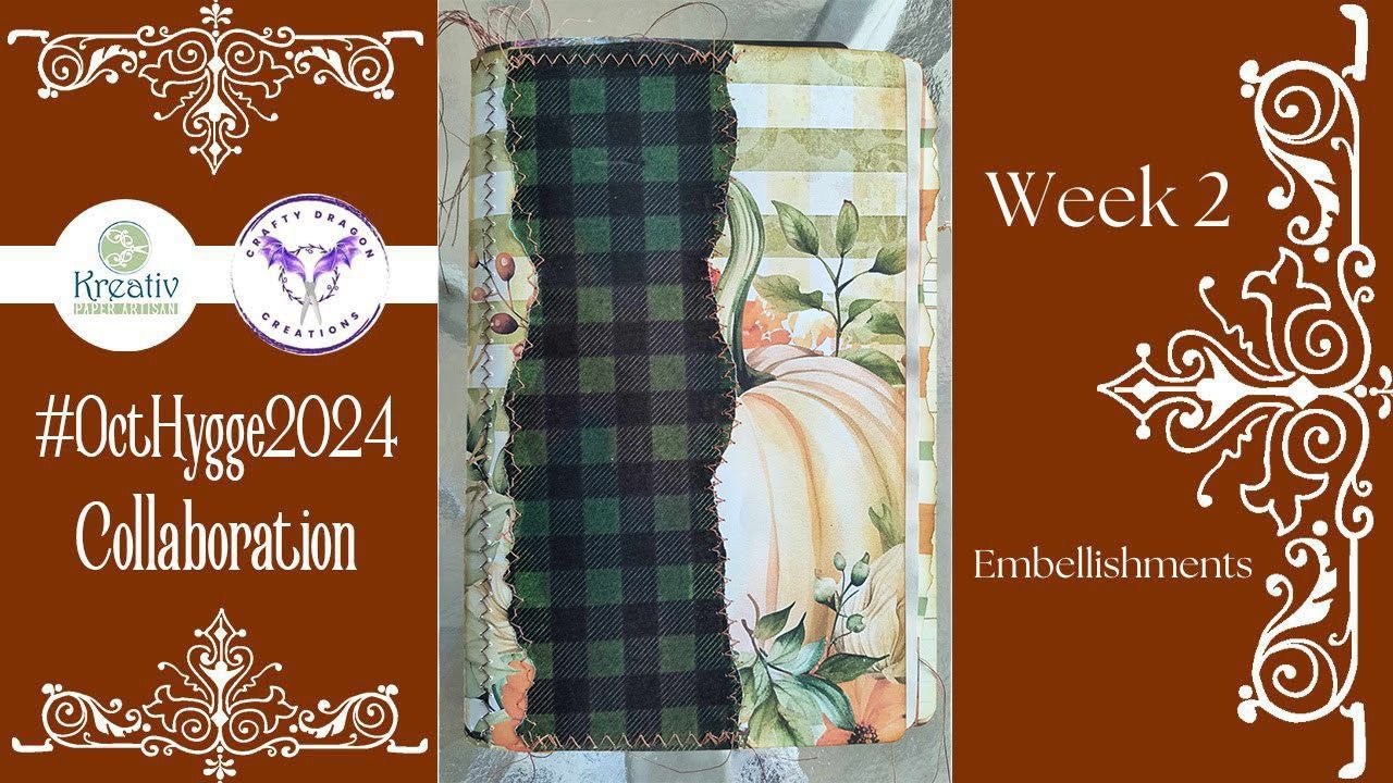 #octhygge2024 Collaboration Week-2 Embellishments Ideas for Autumn Journal