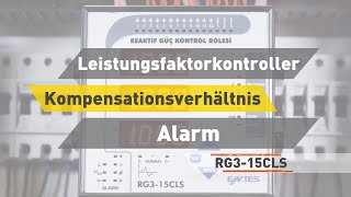 ENTES RG3-15 CLS Leistungsfaktorkontroller Kompensationsverhältnis-Alarm