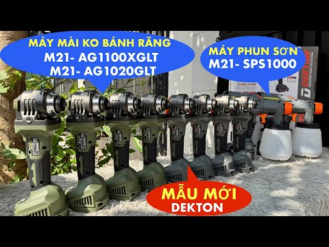 🔴NEW DEKTON MODEL | Gearless grinder M21- AG1100XGLT, AG1020GLT SUPER QUIET | paint sprayer M21- ...
