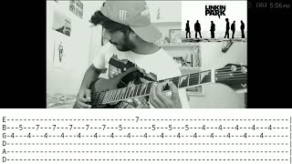 Shadow Of The Day | Linkin Park | Guitar Cover | Onscreen Tabs | Album version | Guitar Lesson