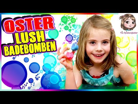 LUSH BADEBOMBEN CHALLENGE 🛀 OSTER EDITION - Eine Meerjungfrau mit Fidget Spinner geht baden! 😱