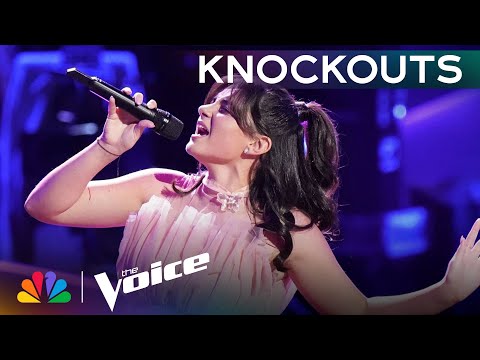 Thirteen-Year-Old Julia Roome Performs Sia's "Unstoppable" Flawlessly | The Voice Knockouts | NBC