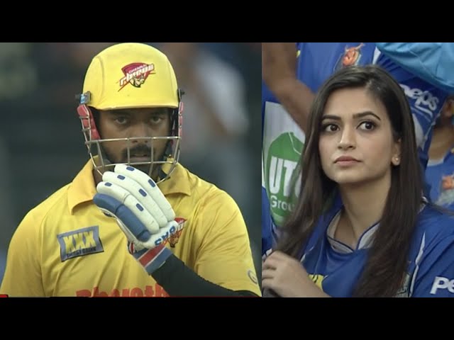 Chennai Rhinos Vikranth Unleash a Nightmare on Karnataka Bulldozers Bowlers | CCL Highlights