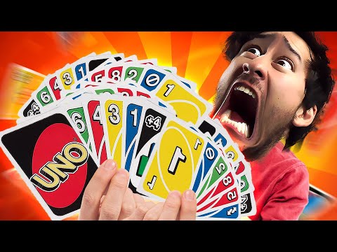 MOST CARDS I'VE EVER DRAWN | UNO