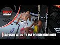 Jeka Saragih knocks out Lucas Alexander in Round 1 at UFC Vegas 82 ? | ESPN MMA