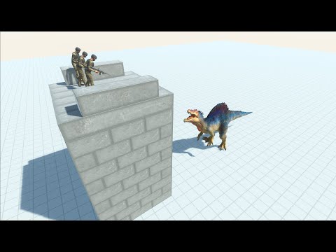 ELITE SQUAD VS EVERY DINOSAUR - Animal Revolt Battle Simulator