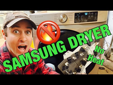 Why This Samsung Dryer Isn’t Getting Hot | Quick Element Fix | DVE45R6100C/A3 | DC47-00019A Heater