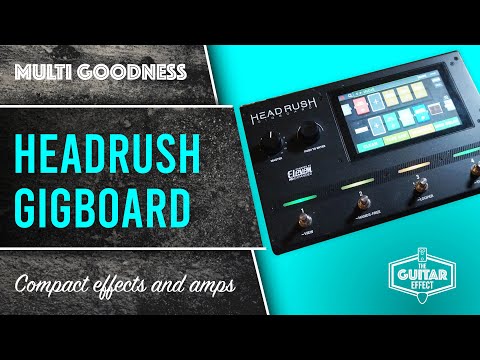 Headrush Gigboard Multi-Effect Unit/Amp Modeler 2018 - Black image 4