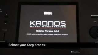 Update your Korg Kronos to OS 2.0 (presented by Kronoshaven.com)