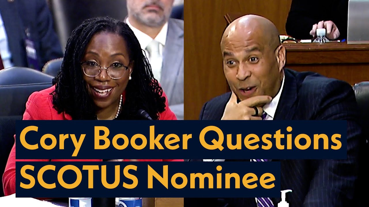Senator Cory Booker Questions Judge Ketanji Brown Jackson at her Supreme Court Nomination Hearing
