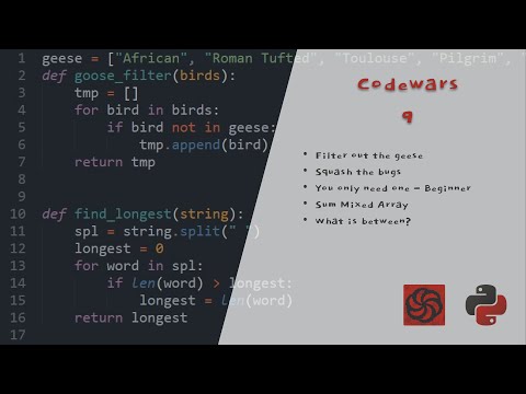 Python Codewars 9 For Beginners