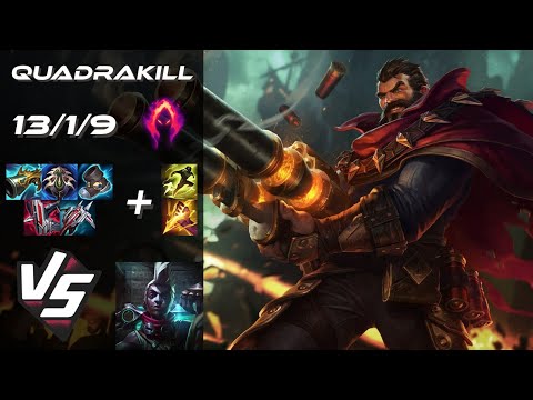 JUNGLE Graves vs Ekko [QUADRAKILL] - NA Grandmaster Patch 25.24