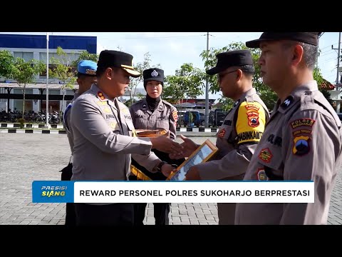 POLRES SUKOHARJO BERI REWARD TERHADAP PERSONEL BERPRESTASI