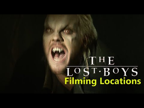 The Lost Boys 1987 ( FILMING LOCATION ) Kiefer Sutherland  Jason Patric Corey Haim
