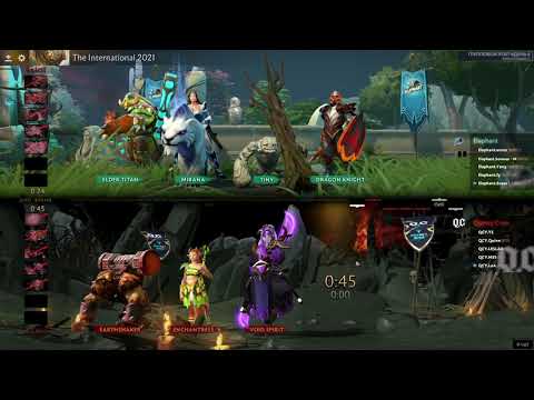 [RU] Elephant vs Quincy Crew - Dota 2 The International 2021 - Group Stage Day 4
