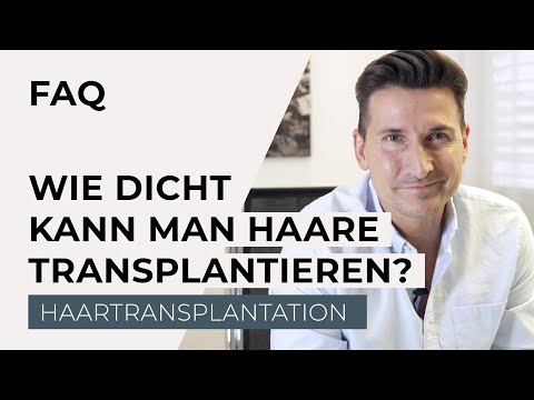 Haartransplantation - Wie dicht können die Haare transplantiert werden?