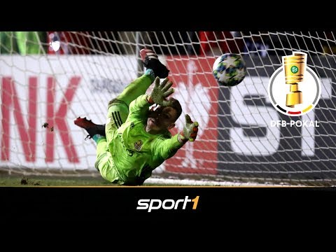 Fünf Elfer pariert - Viertligist weiter! Saarbrücken - Düsseldorf  8:7 n.E. | Highlights | DFB-Pokal