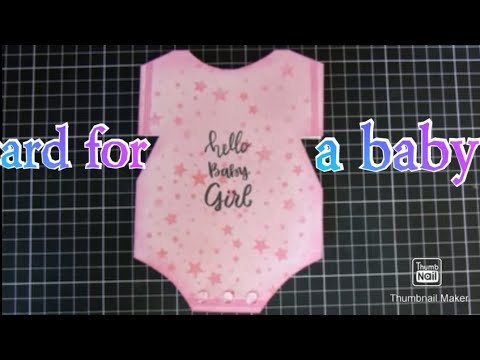 DIY handmade birthday card for baby girl ll craft tech by anushka