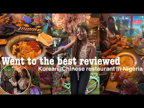 Fui ao restaurante chinês/coreano MELHOR AVALIADO na NIGÉRIA (primeira vez)/Lagos YouTuber/denowsy