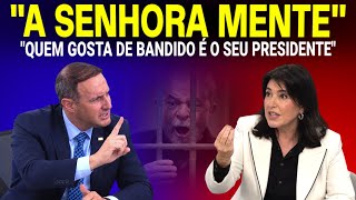 Guilherme Derrite ENCURRALA Simone Tebet e DESMONTA NARRATIVAS AO VIVO em debate no UOL