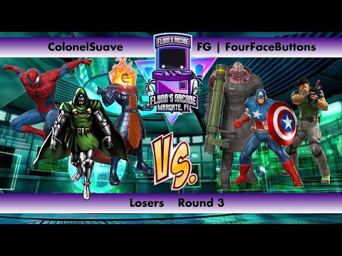 Flynn's Arcade 080 Losers Round 3 - ColonelSuave (Dormmamu) FG | FourFaceButtons (Captain America)
