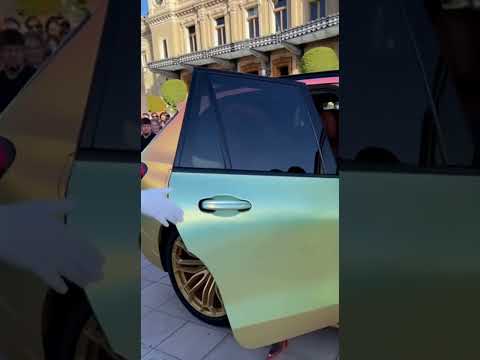 lady crystal gold and neon red BMW X5 M - #bmw #bmwx5 #x5 #gold  #car #rich #supercars #travel #red