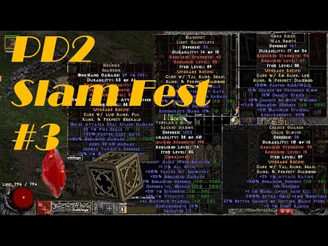 Project Diablo 2 - Season 4 - Slam Jam #3 (65 items!)