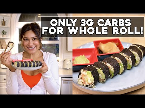 How to Make Homemade Sushi | Low Calorie | Low Carb | Weight Loss Dinner