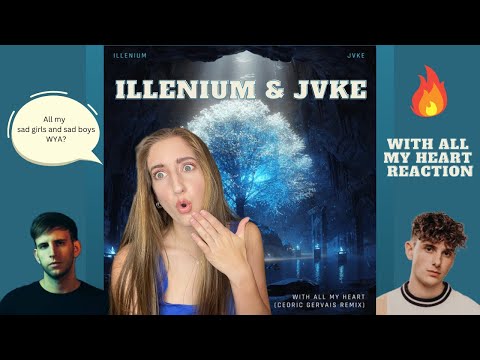 Sad girl reacts to Illenium and JVKE's new banger | With All My Heart Reaction❤️ #illenium #jvke