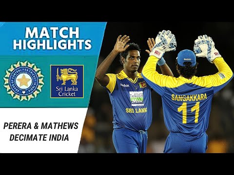 Perera & Mathews Decimate India | India All Out For 103 | Yuvraj Lone Fightback With Stunning Shots