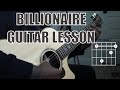 Billionaire by Travie McCoy ft. Bruno Mars [R&B Guitar] - Guitar Tutorial by Kerry 