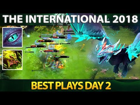 Best Plays Main Event Day 2 - The International 2018 - Dota 2 #TI8