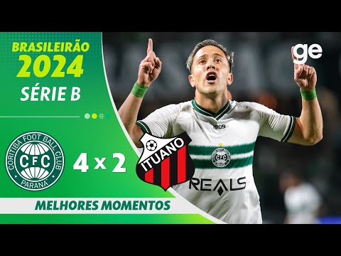 Gols e lances de Coritiba x Ituano