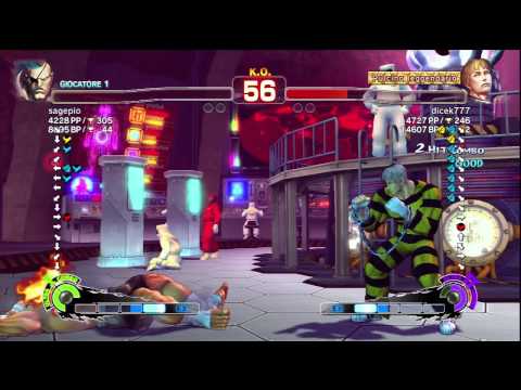Super Street Fighter IV AE - dicek777 (Cody) Vs sagepio (Sagat)